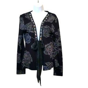 FORBIDDEN Women Cotton Knit Jacket  M